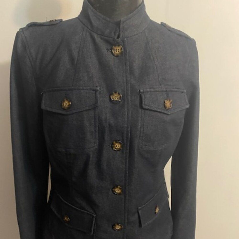 G. H. Bass & Co. Denim 5 button jacket, size M